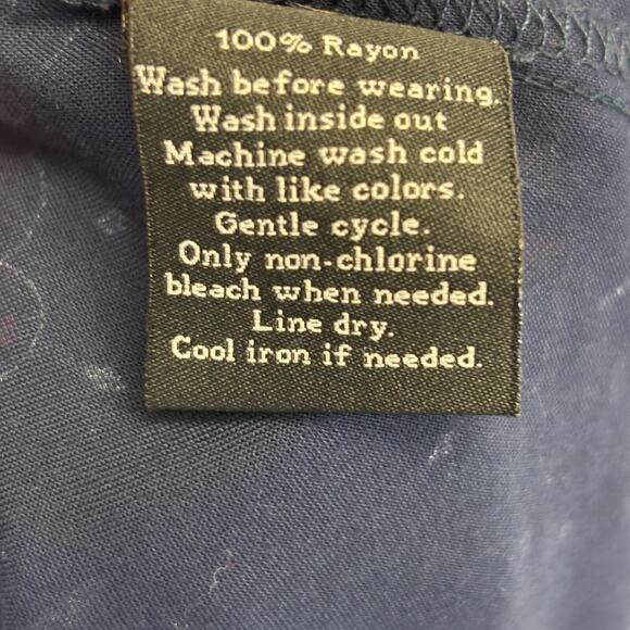 Rock & Republic Women's Paisley Boho Rayon Top Size XL Summer Ruched Sleeves - Picture 5 of 9